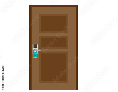 ホテルのドアプレート　Please make up this room