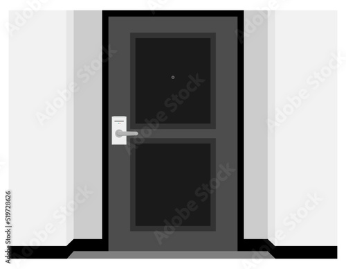 ドア　扉　　ベクターイラスト