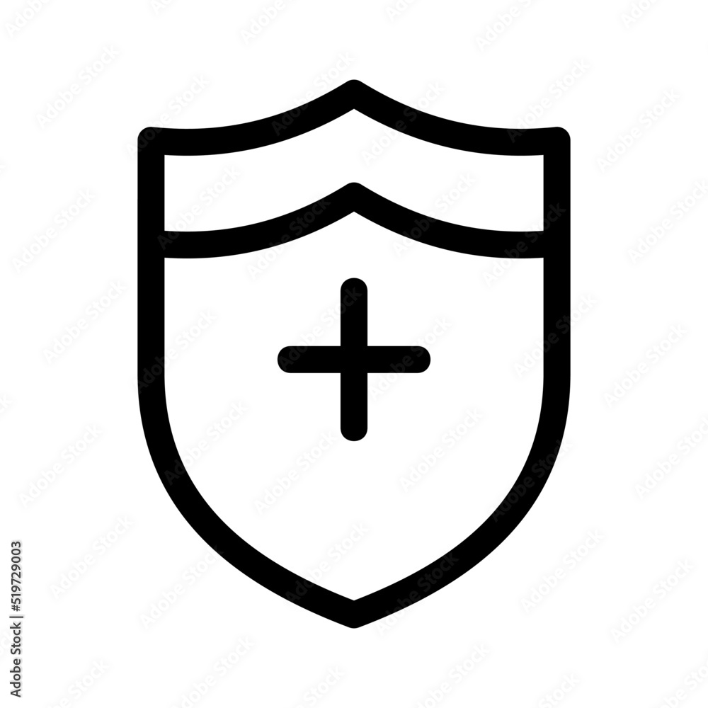 shield icon or logo isolated sign symbol vector illustration - high quality black style vector icons
