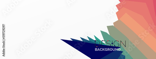 Background colorful shapes template. Wallpaper for concept of AI technology, blockchain, communication, 5G, science, business and technology
