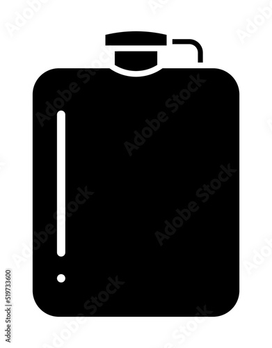 Flat icon of the hip flask