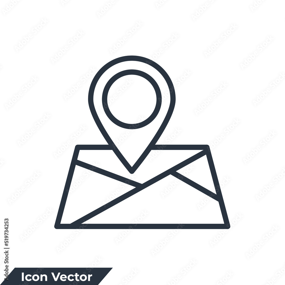 navigation icon logo vector illustration. Map location symbol template for graphic and web design collection navigation icon logo vector illustration. Map location symbol template for graphic and web design collection