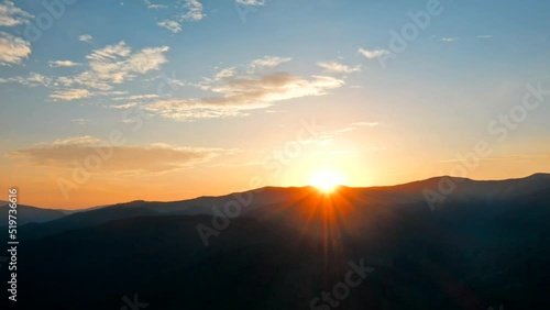 Wallpaper Mural Morning Timelapse at a mountain 4K Torontodigital.ca
