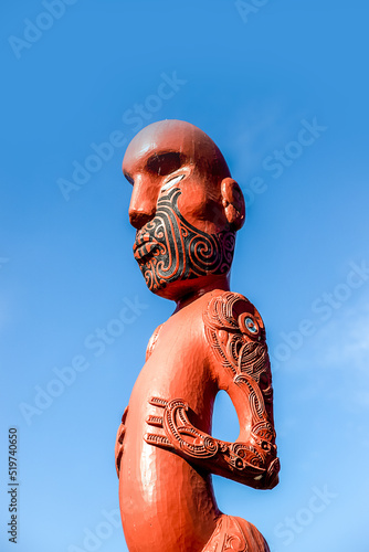 maori traditional wooden carving, marae, new zealand culture