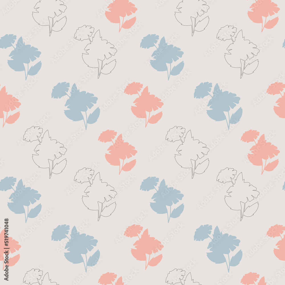 seamless pattern with flowers seamless pattern with flowers