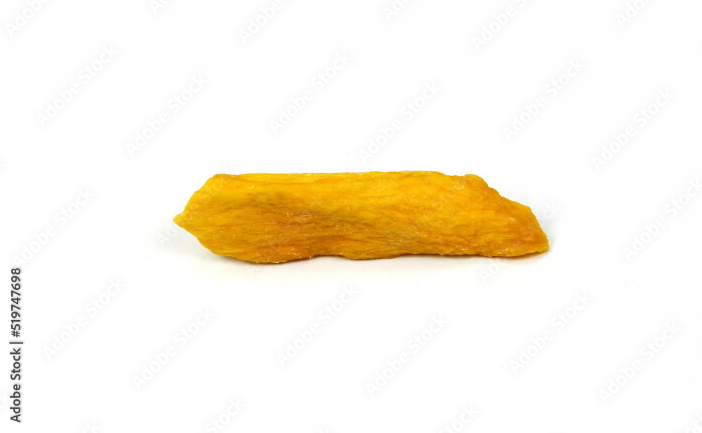 dried mango path isolated on white dried mango path isolated on white