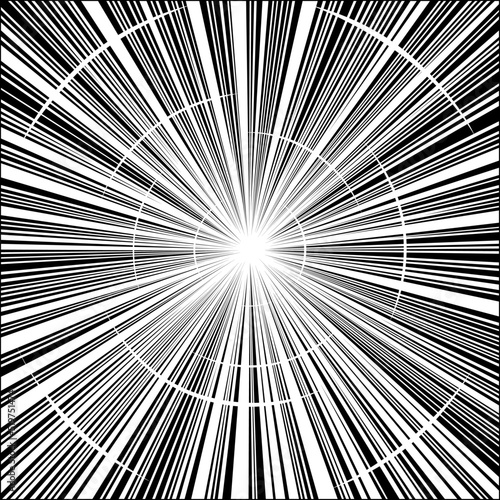 A Comic and Cartoon Background Effect