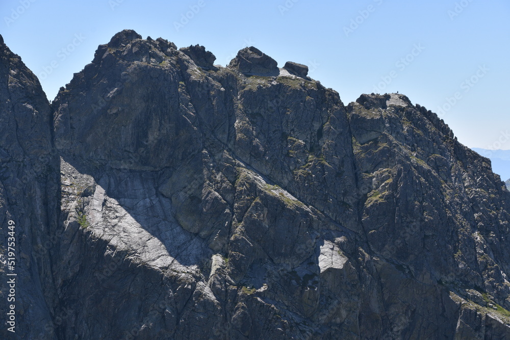 Obraz premium Tatra Mountains, trail, Orla Perc, climbing, extreme,