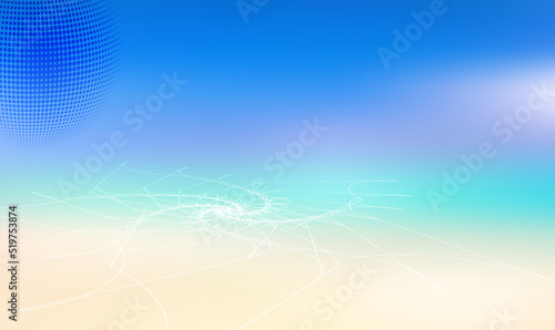 Beach sand and sea abstract gradient blurred background02 photo