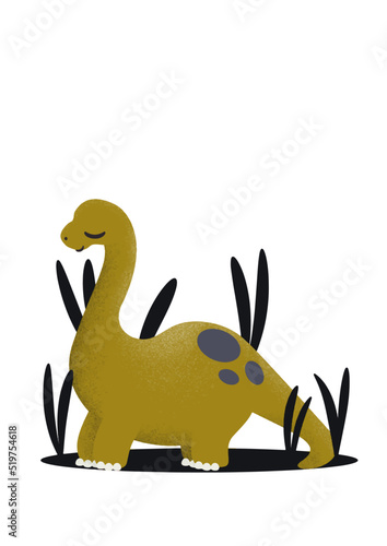 Dinosaures - le diplodocus © kanzilue