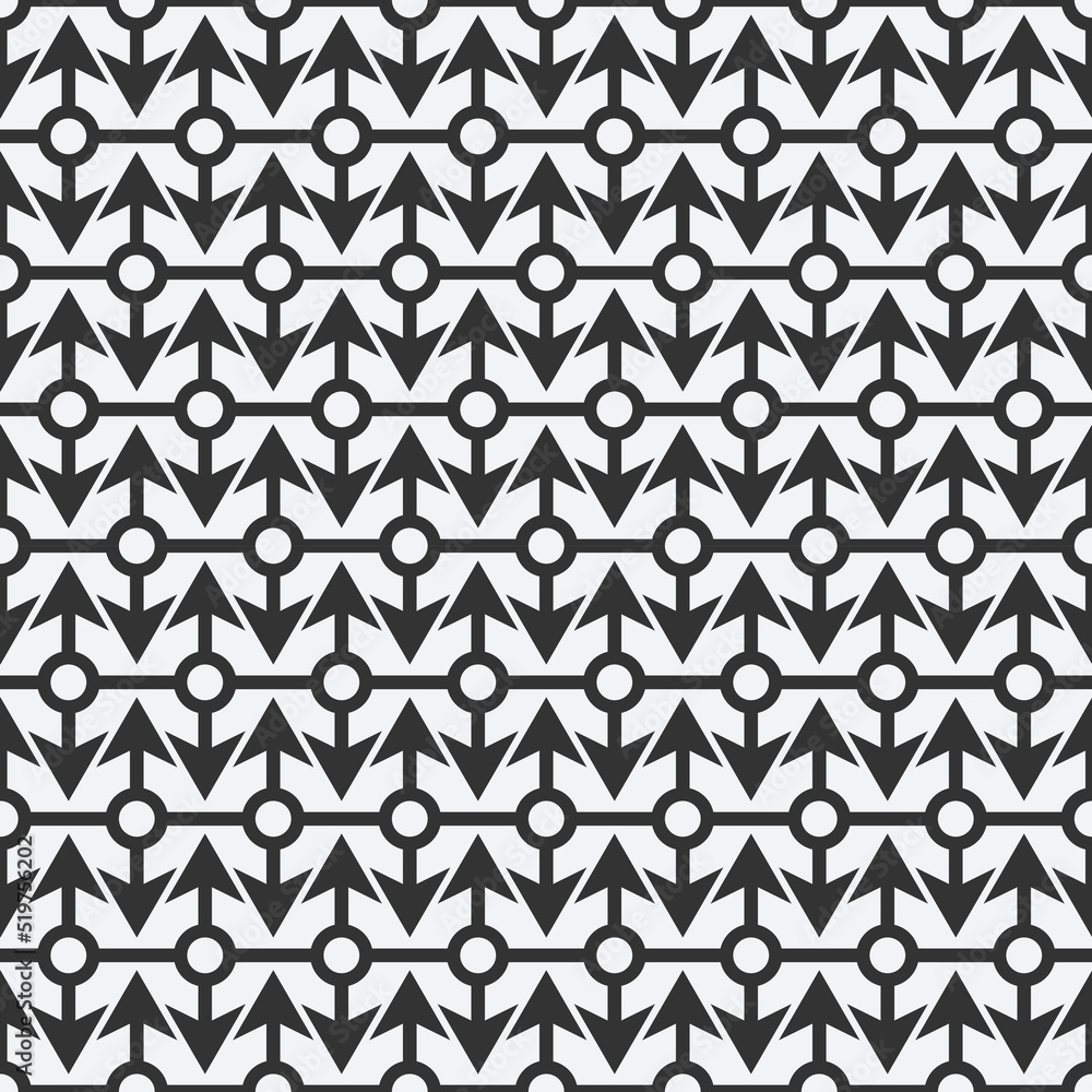 arrows motif abstract lines seamless pattern