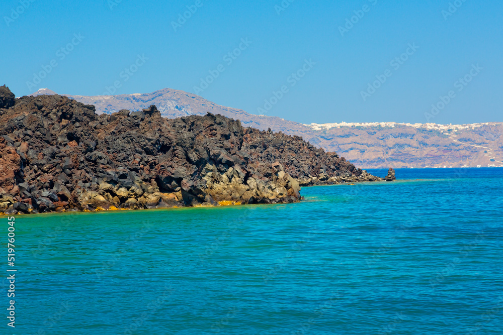 Vulkanlandschatf, Insel Santorini, Greechenland