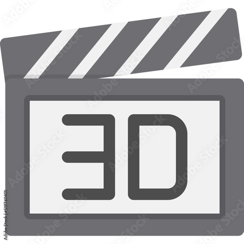 3d Film Icon