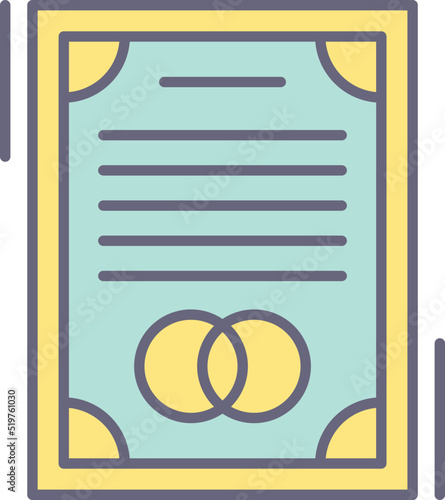 Wedding Contract Icon