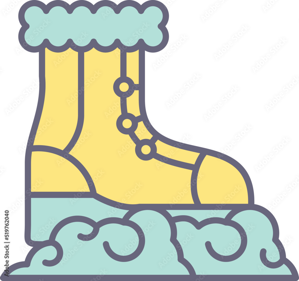 Snow Boots Icon Snow Boots Icon