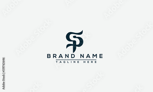 Logo design letter SP . Elegant modern. Vector template.