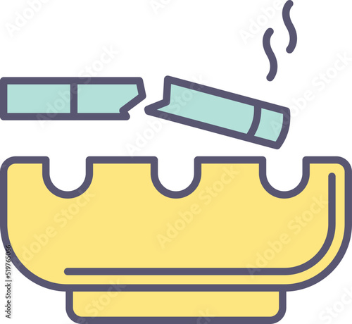 Broken Cigarette Icon