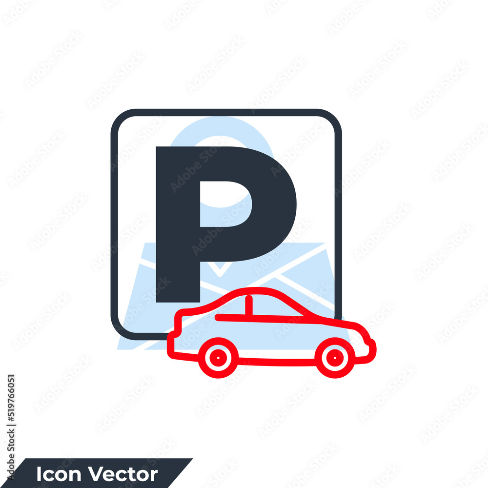 parking icon logo vector illustration. Car Parking symbol template for graphic and web design collection parking icon logo vector illustration. Car Parking symbol template for graphic and web design collection