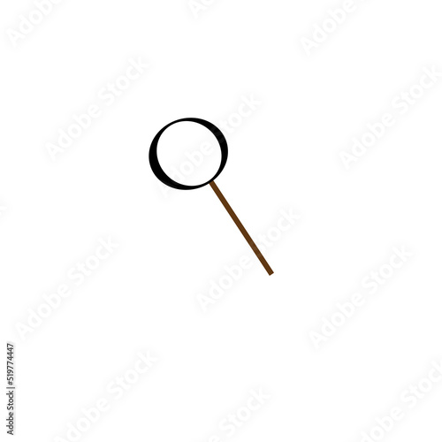 Magnifier on a white background magnifying glass