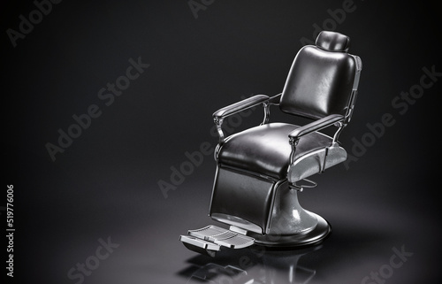 Barber chair background barbershop business wallpaper concept. 