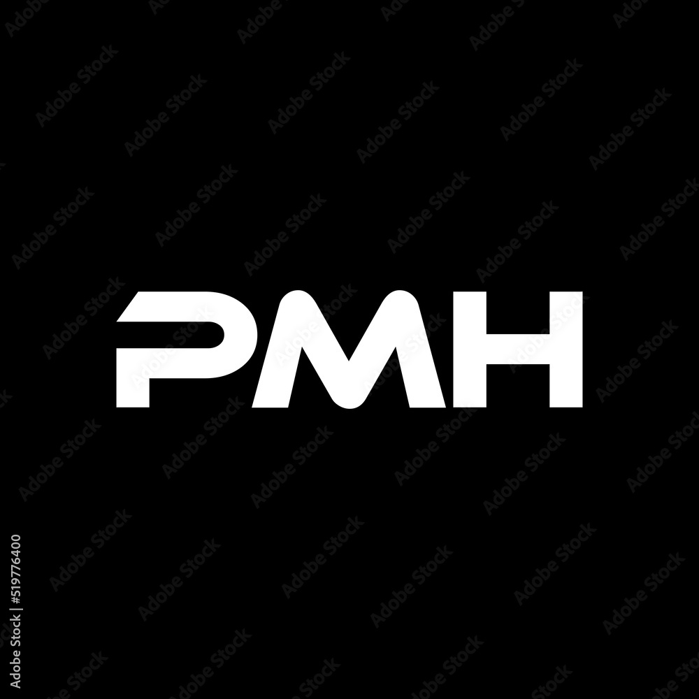 PMH letter logo design with black background in illustrator, vector logo modern alphabet font overlap style. calligraphy designs for logo, Poster, Invitation, etc. PMH letter logo design with black background in illustrator, vector logo modern alphabet font overlap style. calligraphy designs for logo, Poster, Invitation, etc.