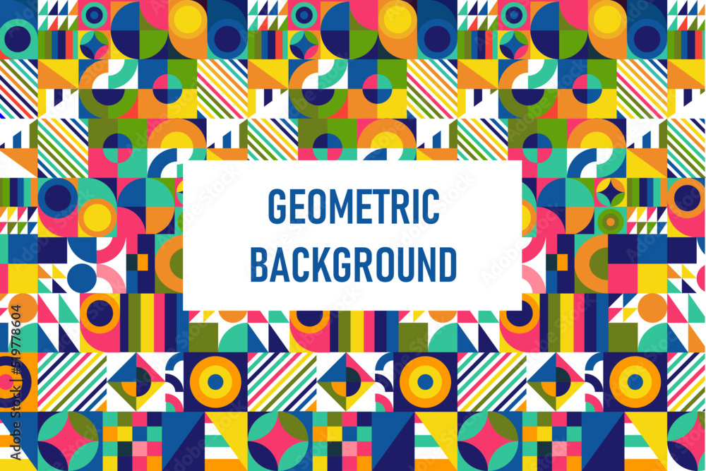 Abstract colorful geometric background
Abstract colorful geometric background