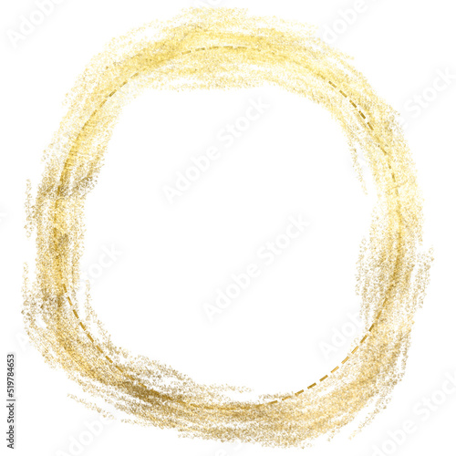 Gold Foil Frame ,gold splatter frames glitter,Gold brush stroke on transparent background.