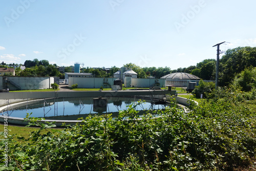 A sewage treatment plant in Germany