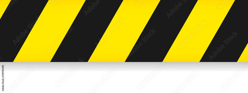 Warning tape. Black and yellow line striped vector. Police ribbon. Warning tape. Black and yellow line striped vector. Police ribbon.