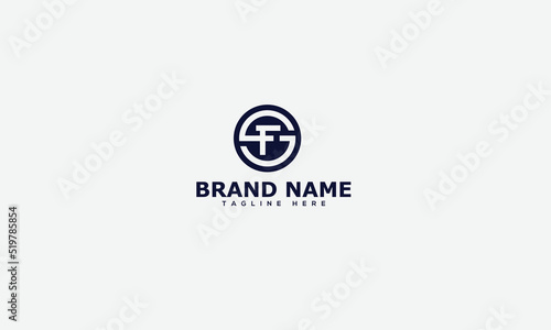 Logo design letter SF . Elegant modern. Vector template.