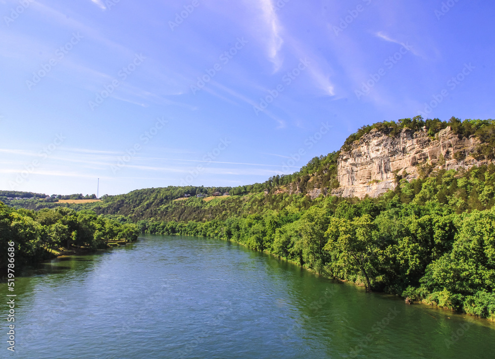 White River and White Bluff in Norfork, Arkansas 