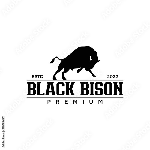 Black Bison Premium  Logo Design