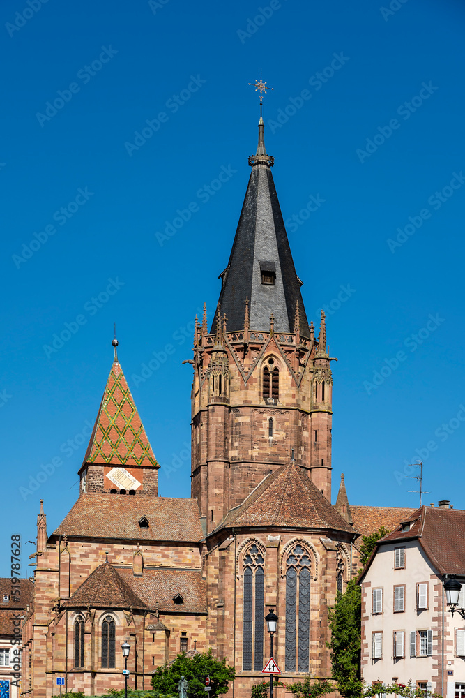 Fototapeta premium Abteikirche St. Peter und Paul in Wissembourg
