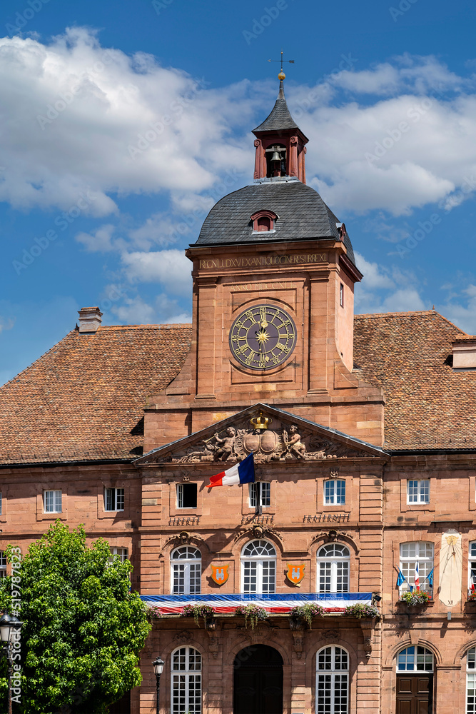 Obraz premium Rathaus in Wissembourg