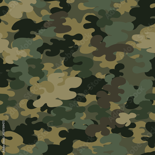 Camo, army, moro seamless vector pattern