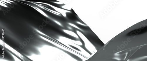 3D rendering of silver colo...