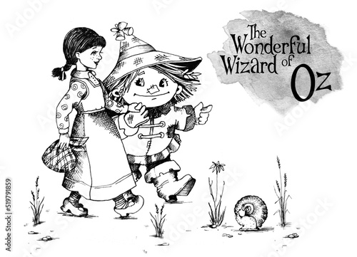 Dorothy and Scarecrow