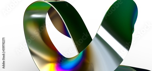 3d fluid shapes with hologr...