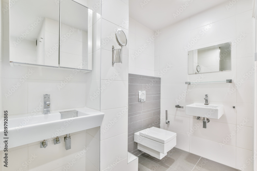 Interior of a sink with a toilet Interior of a sink with a toilet