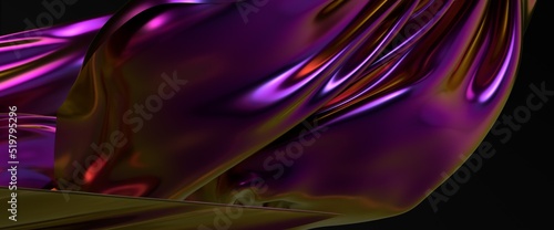 Abstract 3d render, futuris...