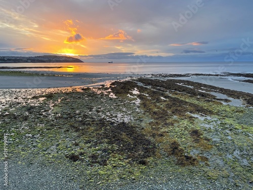 Sunrise over Douglas Bay. Isle of Man