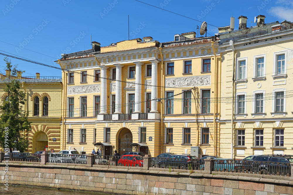School of Merchant Shipping  (House of merchant Alafuzova), St. Petersburg