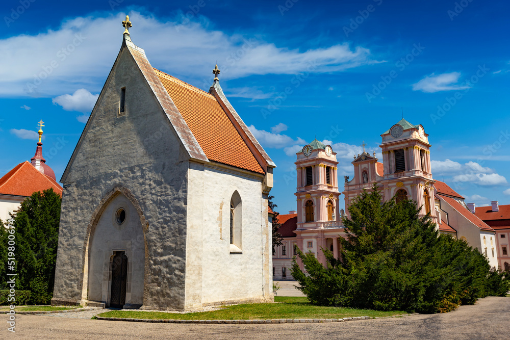 Gottweig Abbey (German name is Stift Göttweig) in Krems region. Wachau valley. Austria.