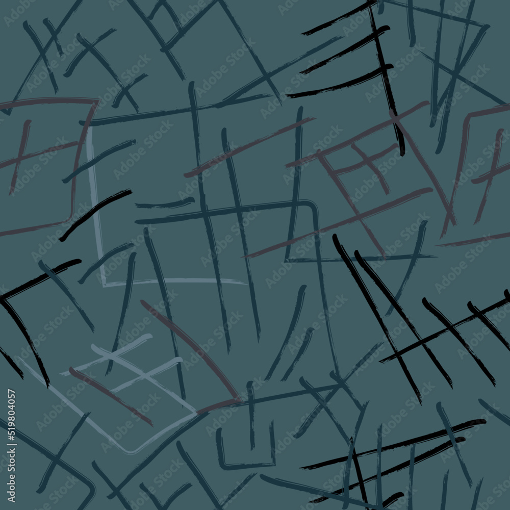Seamless grunge background. Brush strokes. Pattern for packaging, wallpaper, printing on textiles.