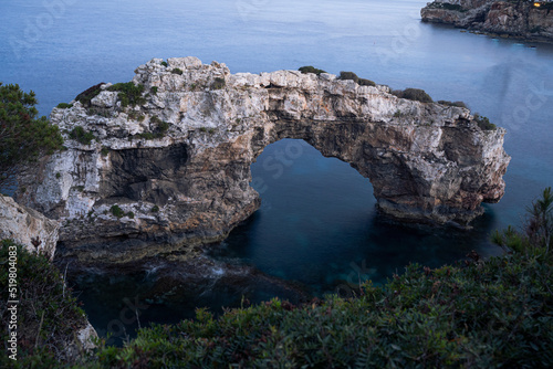 The archway es pontas in Mallorca, Spain photo