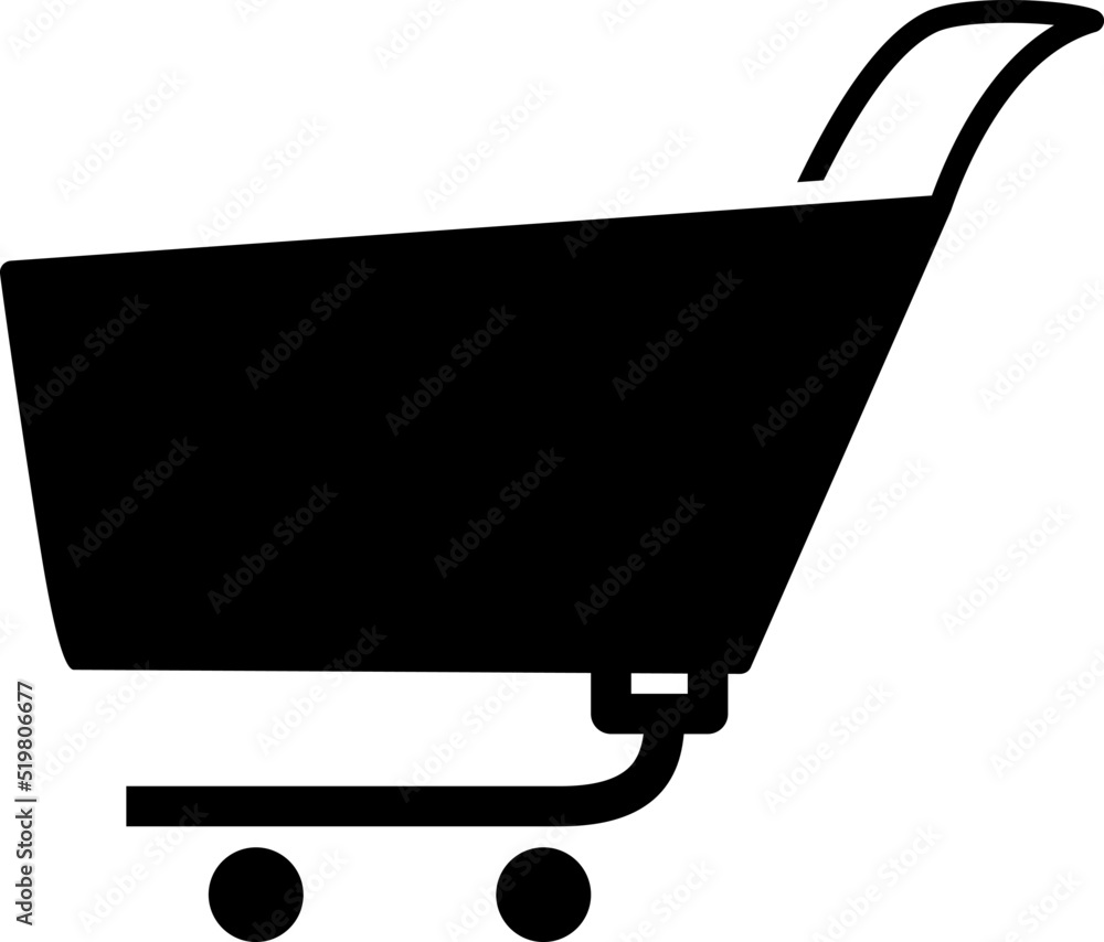 Unique Shopping Cart Vector Icon Unique Shopping Cart Vector Icon