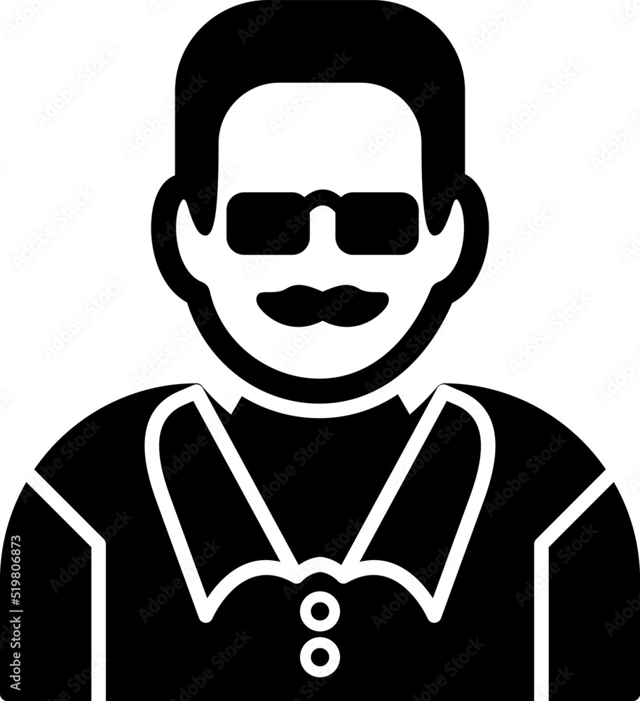 Unique Male Professor Vector Icon Unique Male Professor Vector Icon