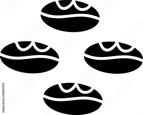 Coffee Beans Vector Icon