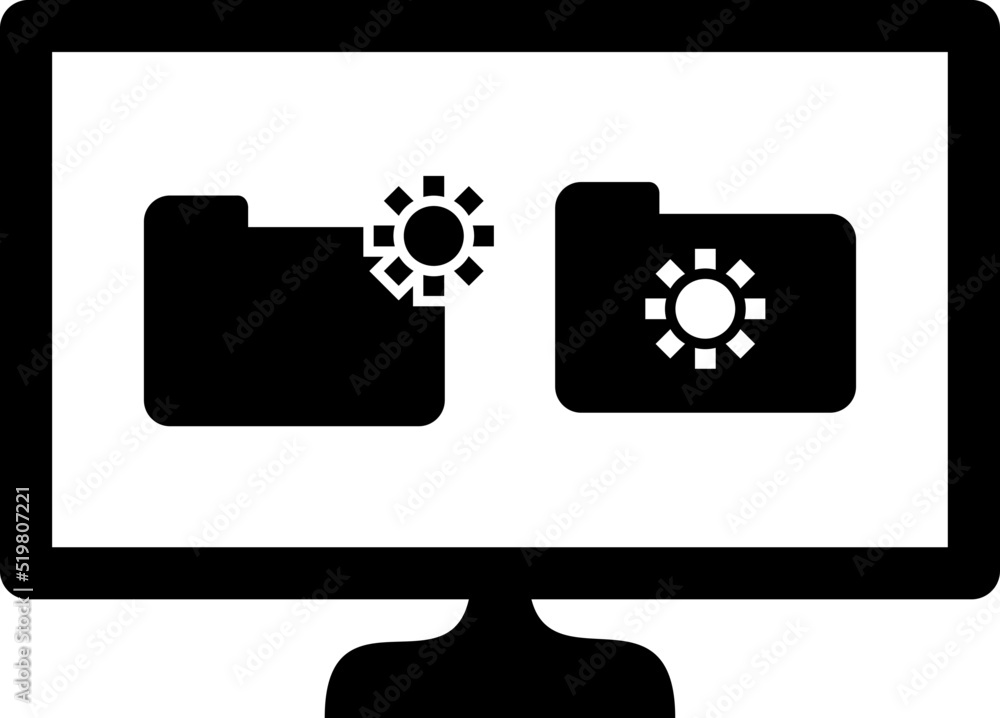 Corrupted Data Icon Corrupted Data Icon