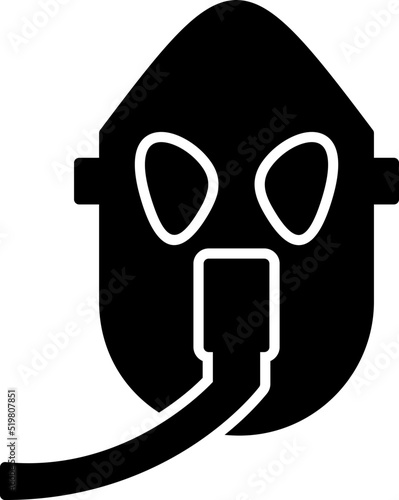 Unique Oxygen Mask Vector Icon